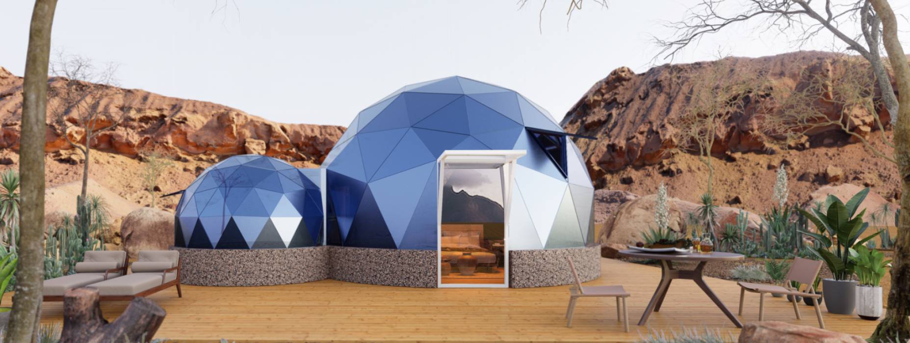 治多县球形智能光伏玻璃星空房